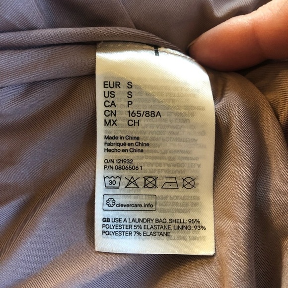 H&M Wrapover Long Pleated Cap Sleeves Maxi Dress Size S - Picture 14 of 16